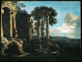 Jan Asselijn, Landscape with Ancient Ruins 